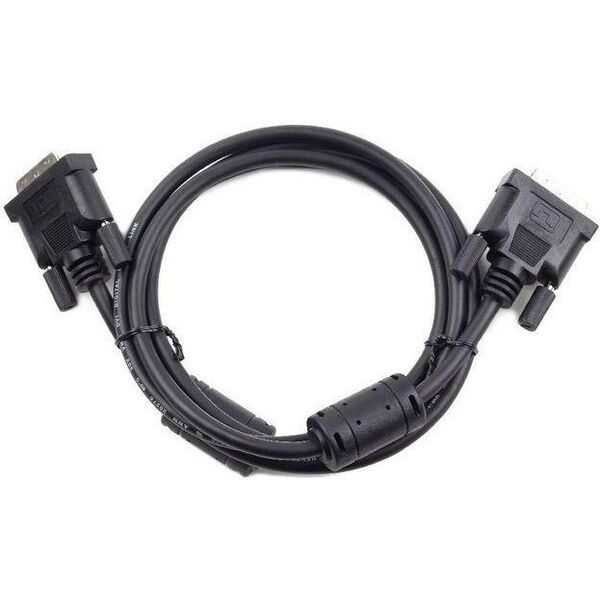 Kabel Gembird DVI-D - DVI-D 1.8m czarny (CC-DVI2-BK-6)
