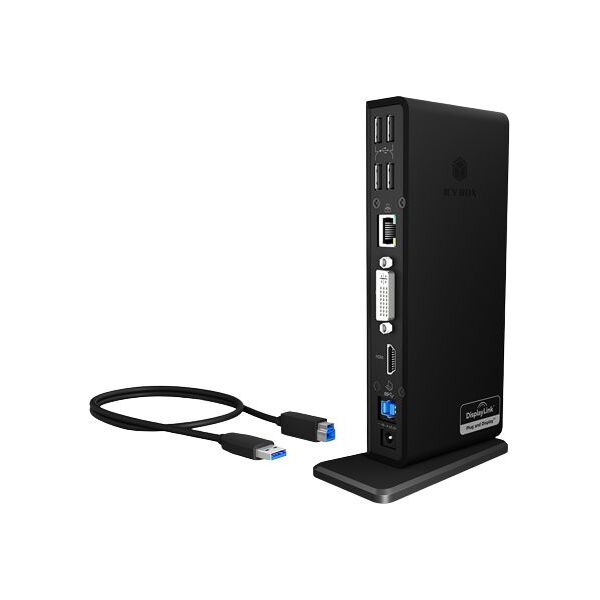 Stacja/replikator Icy Box IB-DK2241AC USB 3.0 (20850)