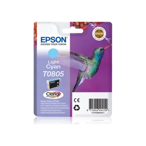 Tusz Epson Wkład atramentowy T0805 light cyan (C13T08054011)