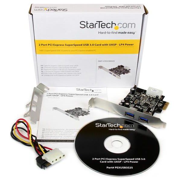 Kontroler StarTech PCIe x1 - 2x USB 3.0 (PEXUSB3S25)