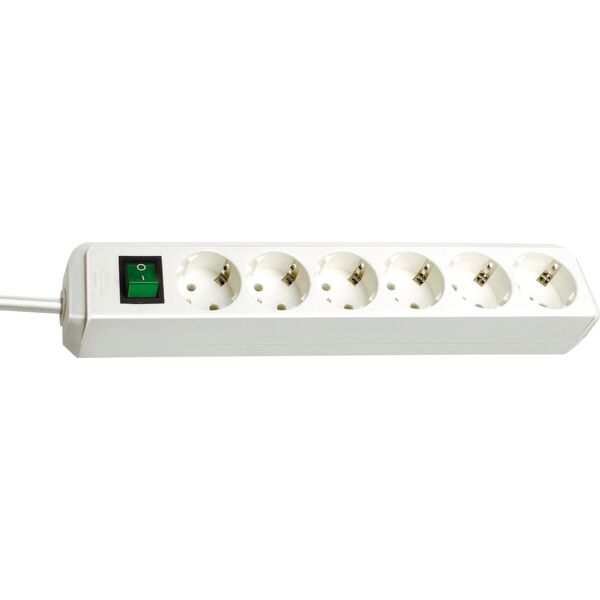 Listwa zasilająca Brennenstuhl Eco-Line 6 gniazd 3 m biała (1159520400)