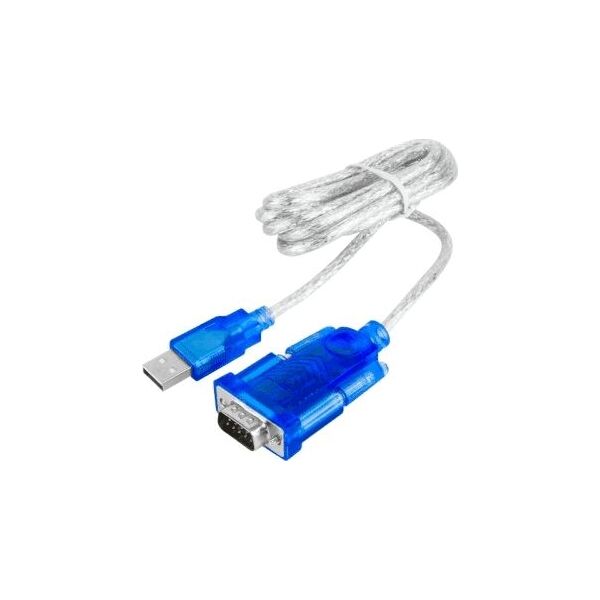 Adapter USB Cabletech DB9M USB - RS-232 Niebieski  (KPO3431-1.5)