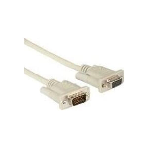 Kabel Roline ROLINE Monitorcable HD15 St/Bu 10m full connected - 11.01.6590