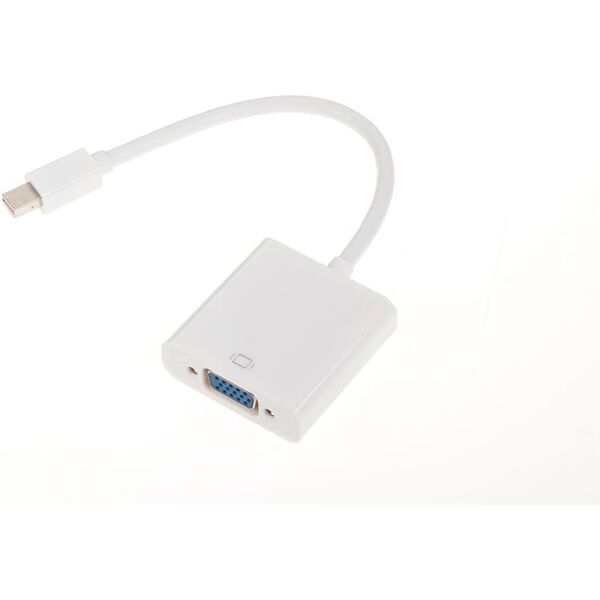 Adapter AV LechPol DisplayPort Mini - D-Sub (VGA) czarny (KOM0848)