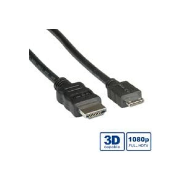 Kabel Roline 2m czarny (11.04.5580)