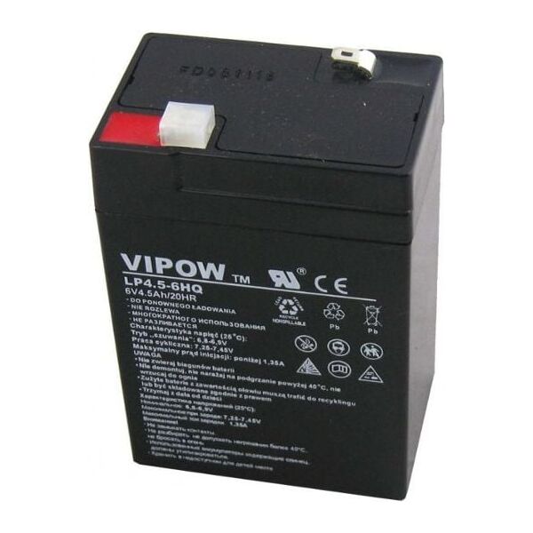 Vipow Akumulator 6V/4.5Ah (BAT0200)
