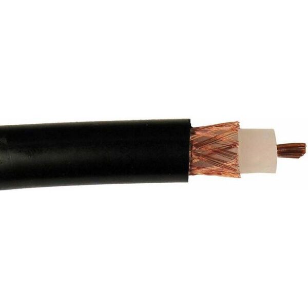 Przewód Cabletech koncentryczny H1000 50 Ohm, 100m, czarny (KAB0030)