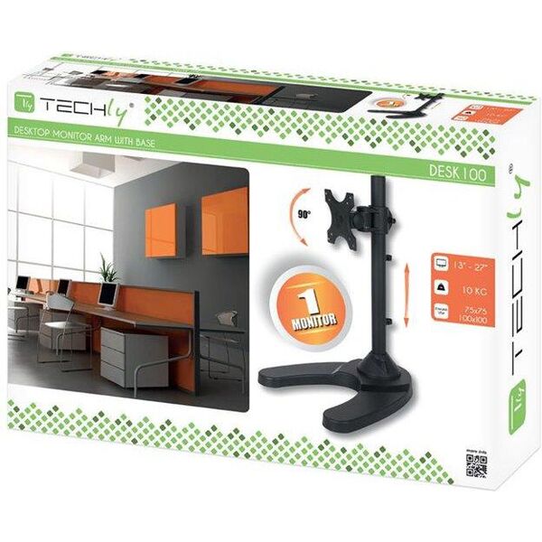 Techly Stojak biurkowy na monitor 13" - 27" (ICA-LCD 3500)