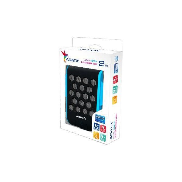 Dysk zewnętrzny HDD ADATA HD720 2TB Czarno-niebieski (AHD720-2TU3-CBL)