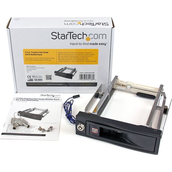Kieszeń StarTech 5.25" na dysk 3.5" SATA (HSB100SATBK)