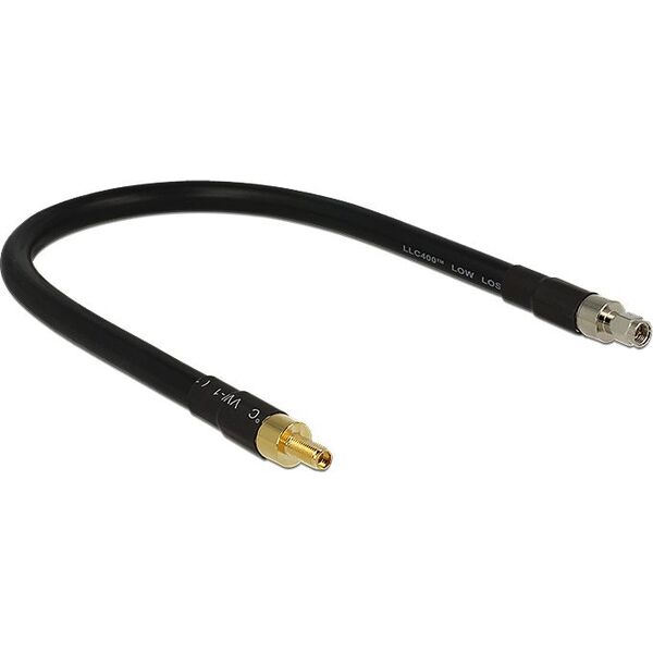 Kabel Delock Antenowy 0.4m czarny (13004)