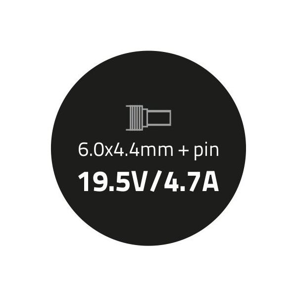 Zasilacz do laptopa Qoltec 90 W, 4.4 mm, 4.7 A, 19.5 V (50088.90W)