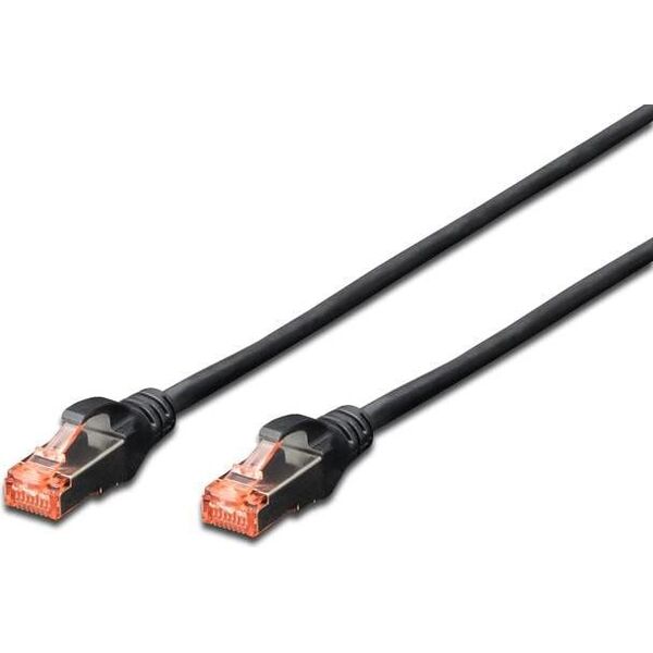 Digitus RJ45 S/FTP Cat6 0.25m Czarny (DK-1644-0025/BL)