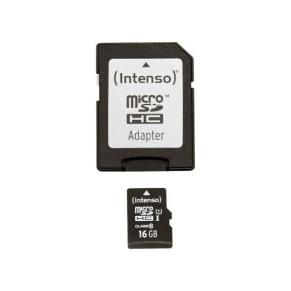 Karta Intenso Premium MicroSDHC 16 GB Class 10 UHS-I/U1  (3423470)