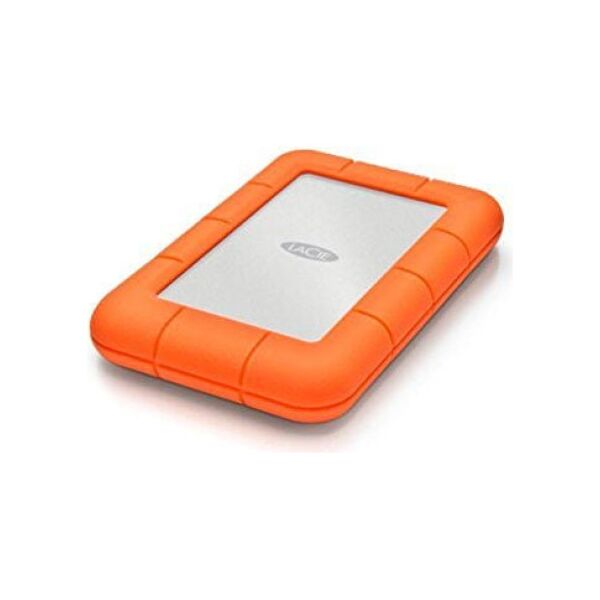 Dysk zewnętrzny HDD LaCie Rugged Mini 4TB Srebrno-pomarańczowy (LAC9000633)