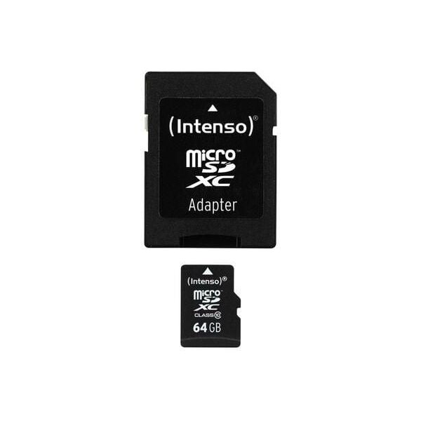Karta Intenso MicroSDXC 64 GB Class 10  (3413490)