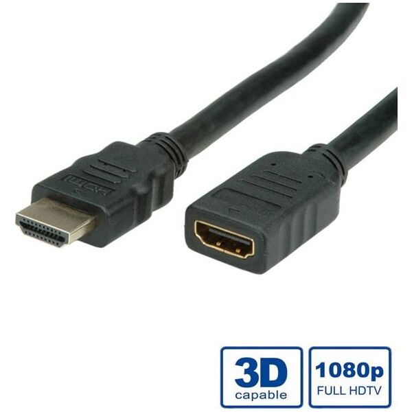 Kabel Secomp HDMI - HDMI 2m czarny (11.99.5575)