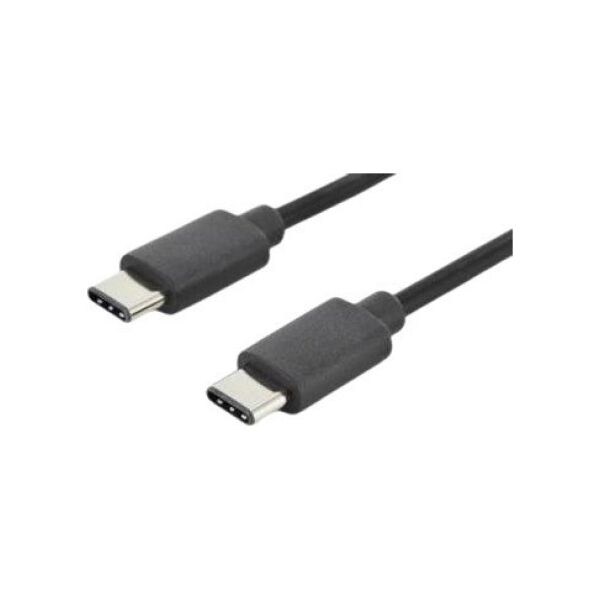 Kabel USB Digitus USB-C - USB-C 1 m Czarny (AK-300138-010-S)