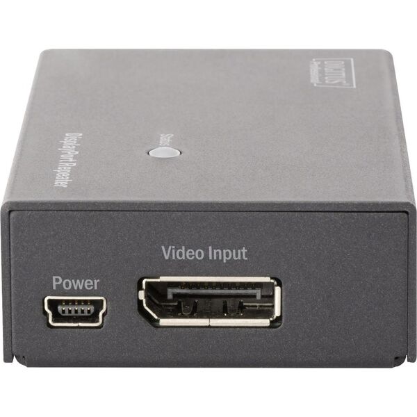 System przekazu sygnału AV Digitus Repeater DisplayPort - DisplayPort Czarny - DS-52900
