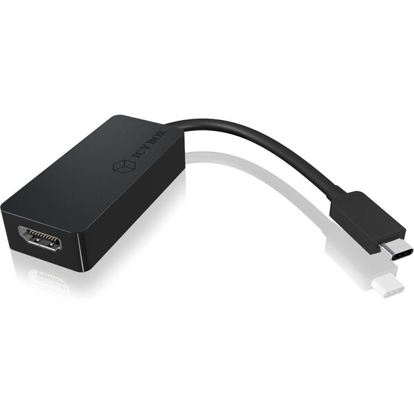 Adapter USB Icy Box USB-C - HDMI Czarny  (IB-AC534-C)