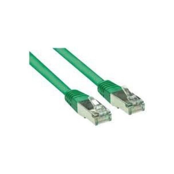 Goobay Patchcord F/UTP, Cat5e, 0.50m, zielony (75111-0.5g)