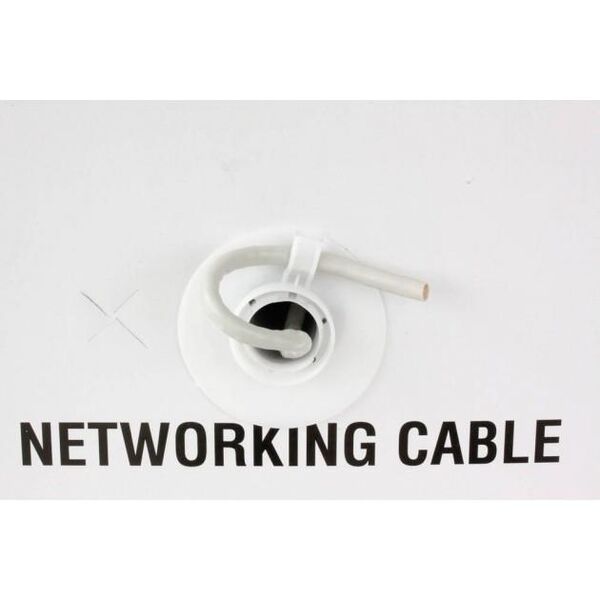 Techly Kabel instalacyjny Cat5e, UTP 4x2, drut, CCA, 305m, szary (303591)
