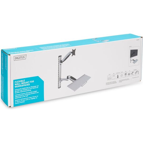 Digitus Uchwyt ścienny na monitor 17" - 27" (DA-90354)