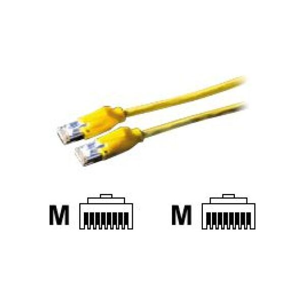 Draka Patchkabel Cat6 RJ-45 FTP 1m żółty (21.05.6012)