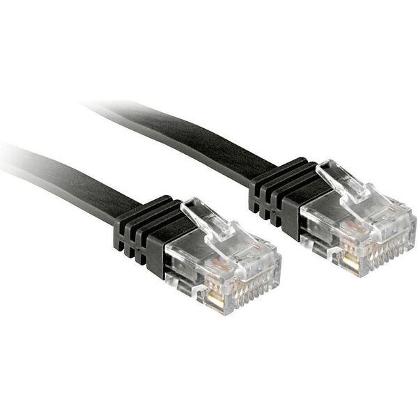 Lindy Patchcord CAT 6, 0.3m Czarny (47520)