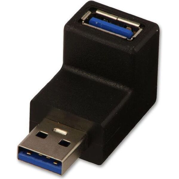 Adapter USB Lindy USB - USB Czarny  (71261)