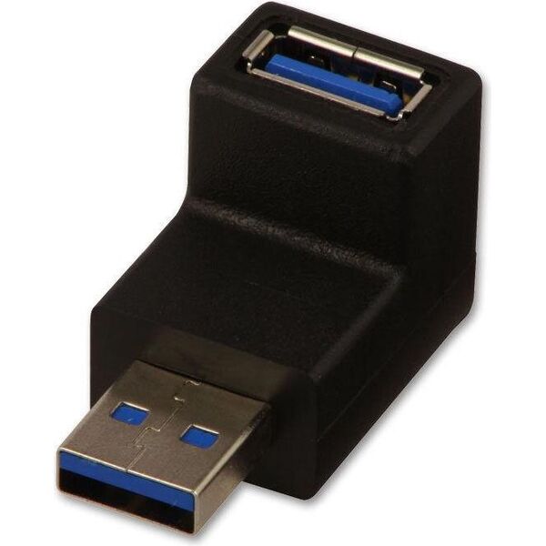 Adapter USB Lindy USB - USB Czarny  (71260)