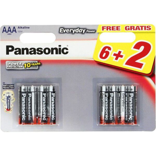 Panasonic Bateria Everyday Power AAA / R03 8 szt.