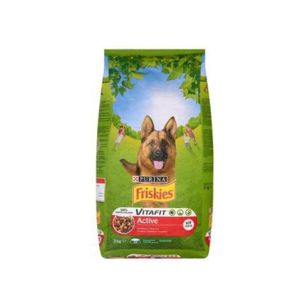 Nestle FRISKIES PIES 3kg SUCHY ACTIVE