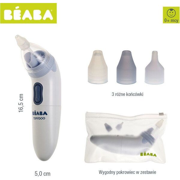 Beaba Aspirator do nosa elektryczny Tomydoo mineral