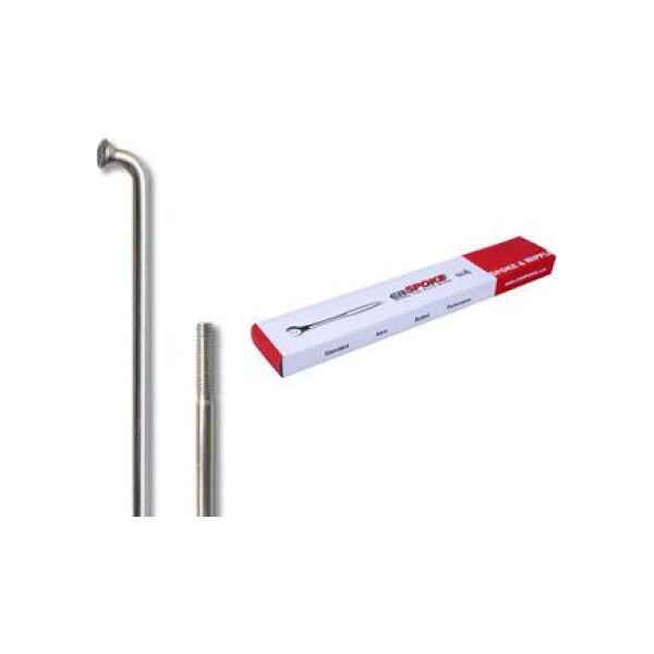 Cn Spoke Szprychy STD14 2.0-2.0-2.0 stal nierdzewna 284mm srebrne + nyple 144szt. (CN-STD284)