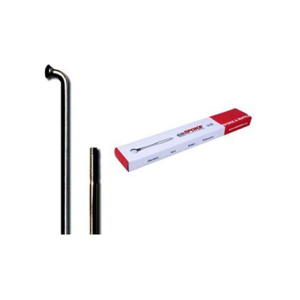 Cn Spoke Szprychy STD14 2.0-2.0-2.0 stal nierdzewna 292mm czarne + nyple 144szt. (CN-STD292C)