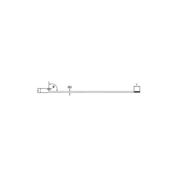 Cn Spoke Szprychy STD14 2.0-2.0-2.0 stal nierdzewna 242mm czarne + nyple 144szt.