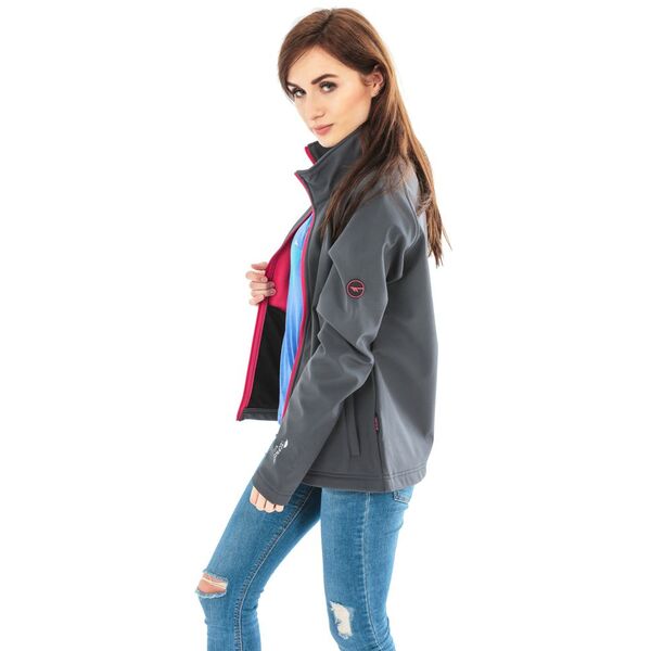 Hi-Tec Kurtka damska Lady Lucari Moon Grey/Bright Pink r. S