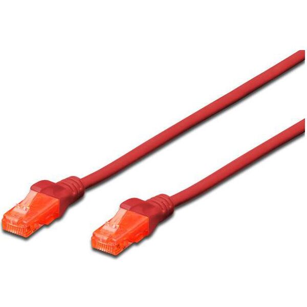 Digitus Patchcord U-UTP, Cat6, LSZH, 2m, czerwony (DK-1617-020/R)