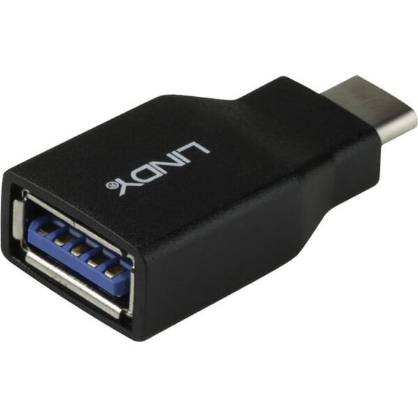 Adapter USB Lindy USB-C - USB Czarny  (41899)