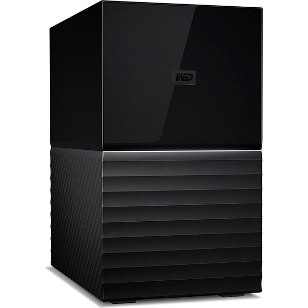 Dysk zewnętrzny HDD WD My Book Duo 20TB Czarno-szary (WDBFBE0200JBK-EESN)