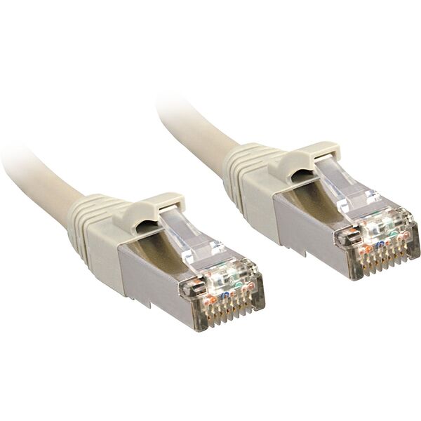 Lindy Premium patchcord S/FTP, Cat. 6, LSOH, 7.5m, szary (45586)