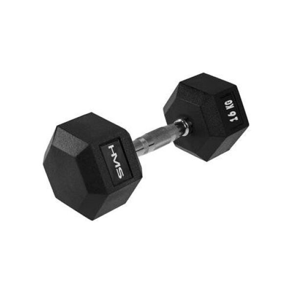 HMS hantel Hex Pro gumowany 1 x 16 kg