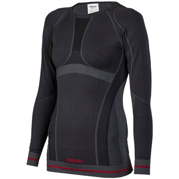Brugi Koszulka młodzieżowa Seamless czarna r. 38 (1RAE)