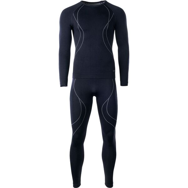 Hi-Tec Komplet bielizny męskiej Set Ikar black/grey r. XL