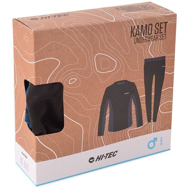 Hi-Tec Bielizna męska zestaw KAMO SET czarno-granatowa r. XL