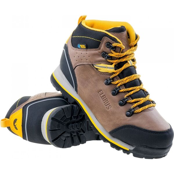 Elbrus Buty dziecięce Taner Mid Wp Brown/Black/Corn r. 37