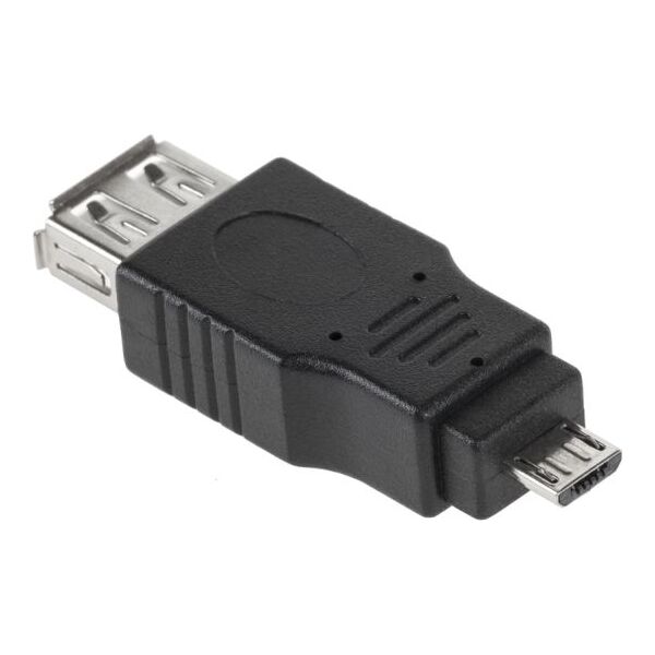 Adapter USB LechPol microUSB - USB Czarny  (ZLA0869)