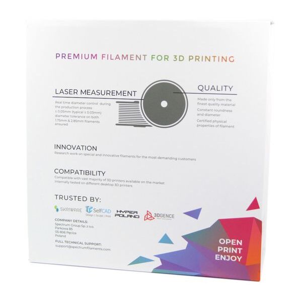 Spectrum Filament PLA jasnoczerwony