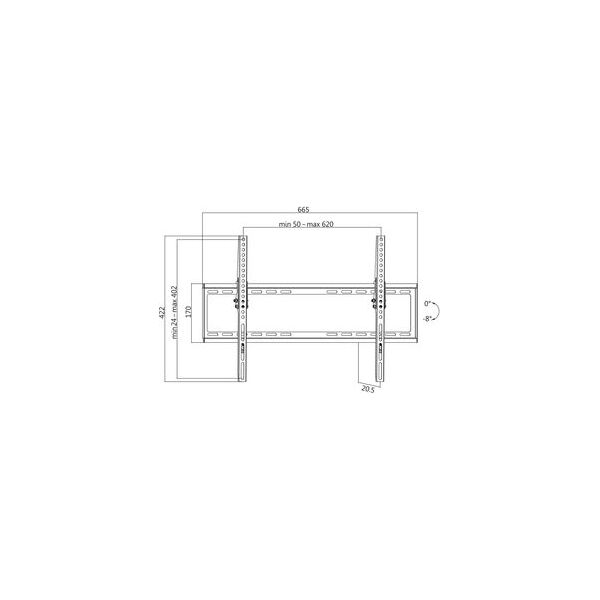 LogiLink Uchwyt ścienny BP0039 37'' - 70''